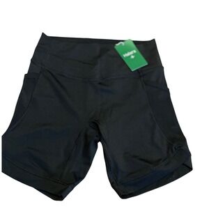 Halara Black High Waisted Athletic Shorts With Pockets Size M NWT